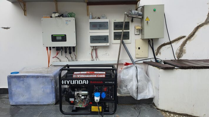 máy phân phát năng lượng điện hyundai