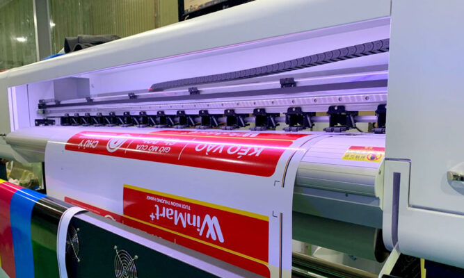 Máy phát điện cho tiệm in ấn quảng cáo