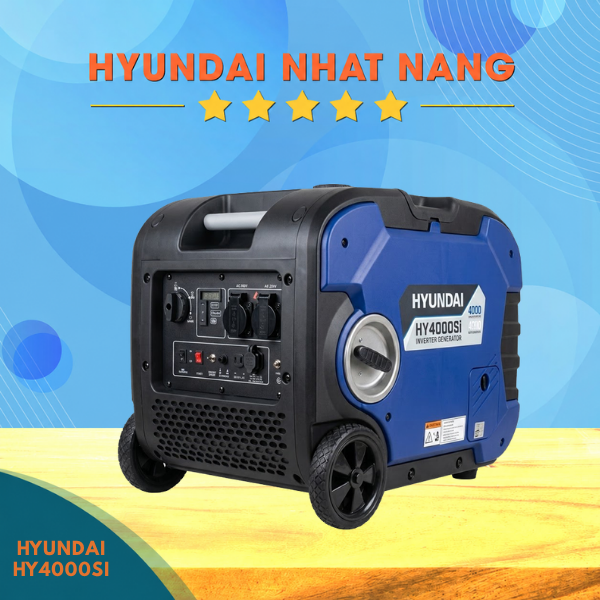 HYUNDAI HY4000SI Máy phát điện 4kw chống ồn HYUNDAI HY4000SI