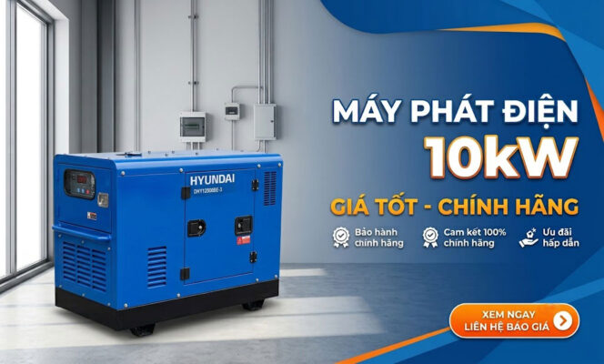 máy phát điện 10kW giá tốt chính hãng
